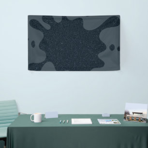 Custom Charcoal Ink Splash Banner – Noise Texture