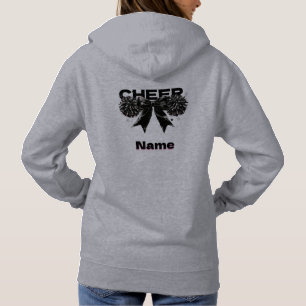 Custom Cheerleader Name Bow Hoodie