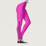 Custom Cheerleading Leggings Team Name Monogram<br><div class="desc">Awesome custom leggings for you or your entire Cheer Club/Team. Your team name runs up the legs and your monogram, name or number is positioned just above the ankle and below a megaphone. You can change the legging background colour to match your team uniform/colours - just click on "customise it"....</div>