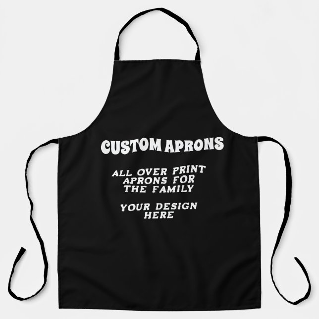 Custom Chef Apron - Personalise With Your Design (Front)