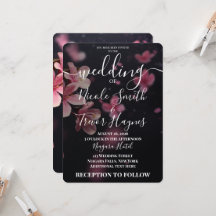 Custom Cherry Blossoms Wedding