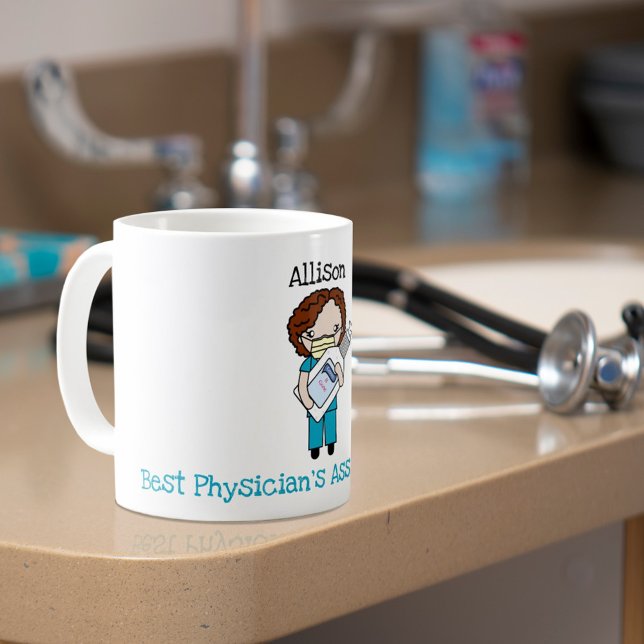 Custom Chibi Health Care Worker Thank You Coffee Mug (Creator Uploaded)