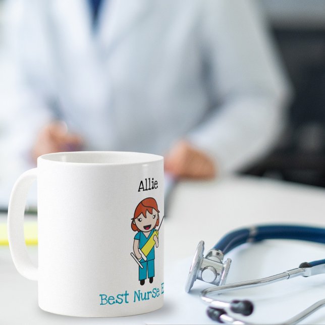 Custom Chibi Medical Professional Thank You Coffee Mug (Creator Uploaded)