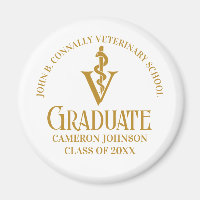 Custom Chic Gold Veterinary School Graduation