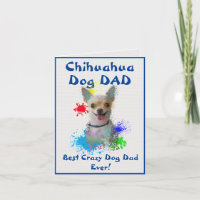 Custom Chihuahua Dad Best Crazy Dog Dad Digital