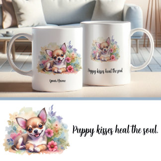 Custom Chihuahua Mug with Inspirational Quote