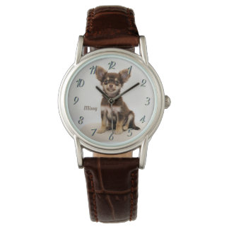 Custom Chihuahua Watch (add a name) 326 By Zazz_it