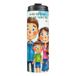 Custom Child Artwork Tumbler – Personalised Kid’s 
