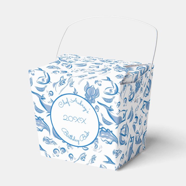 Custom Chinese Cuisine Ink Drawing Take-out Box (Front Side)