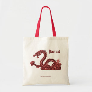 Custom Chinese Dragon Name Fantasy Design Tote Bag
