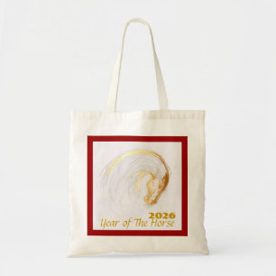 Custom Chinese Horse Year Zodiac Birthday Tote B2