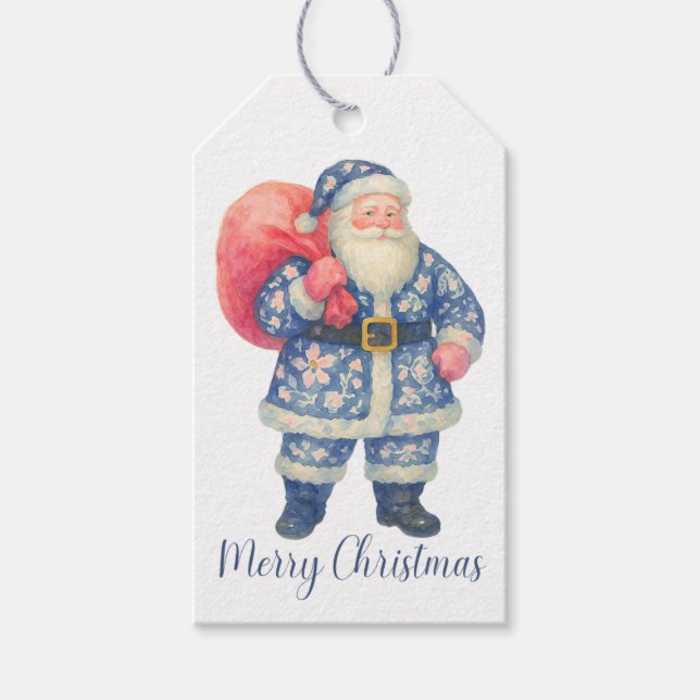Custom Chinoiserie Topiary  Gift Tags (Front)