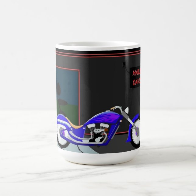 custom chopper design coffee mug (Center)