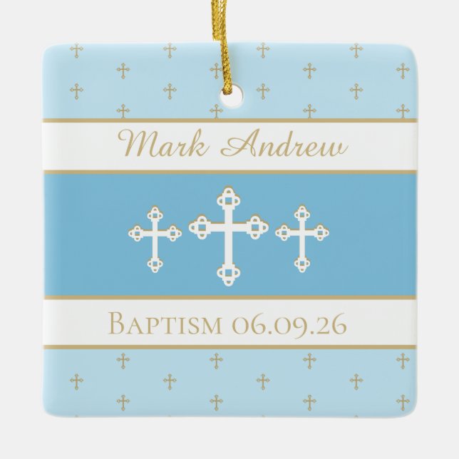 Custom, Christian baptism  Ornament (Front)