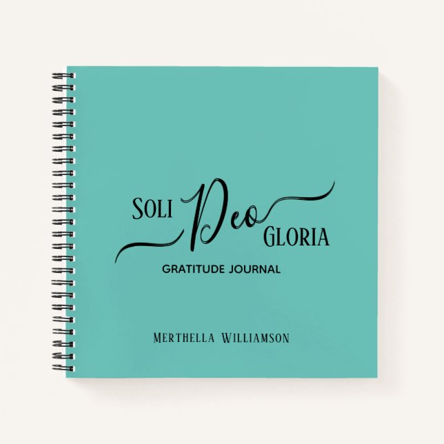 Custom Christian Gratitude Journal (Front)