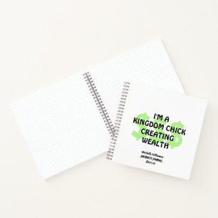 Custom Christian KINGDOM CHICK Business Journal
