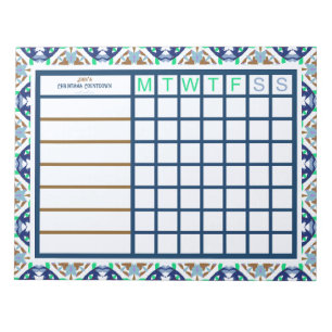 Custom Christmas ADHD Womens Productivity Planner Notepad