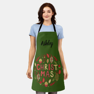 Custom. Christmas. Apron