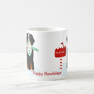 Custom Christmas Bernese Mt Dog Letter To Santa Coffee Mug