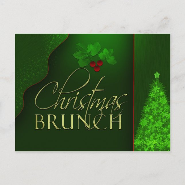 Custom Christmas Brunch invitation (Front)