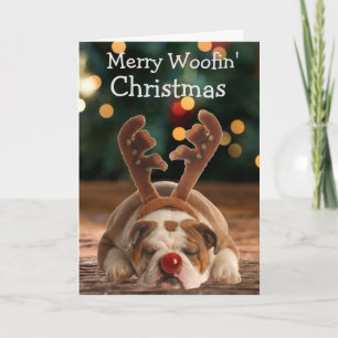 Custom Christmas Card from your Bulldog