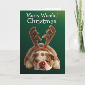 Custom Christmas Card from your Bulldog