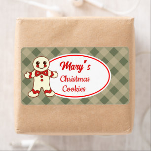 Custom Christmas Cookies Labels