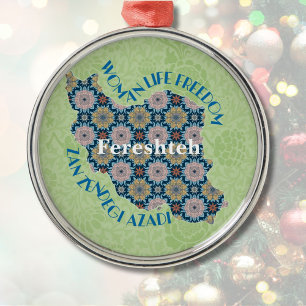 Custom Christmas Equality Bulk Gifts for Coworkers Metal Tree Decoration