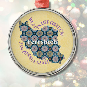 Custom Christmas Equality Bulk Gifts for Coworkers Metal Tree Decoration