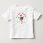 Custom Christmas Family Beach Vacation Matching Toddler T-Shirt<br><div class="desc">Elevate your holiday escape with our Custom Christmas Family Beach Vacation Matching T-shirts! Ideal for family getaways, these shirts can be customised with your family name, beach destination, and the year. Whether you're celebrating in Hawaii or any other tropical paradise, these matching shirts will bring a festive touch to your...</div>