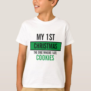 Custom Christmas funny food template T-Shirt