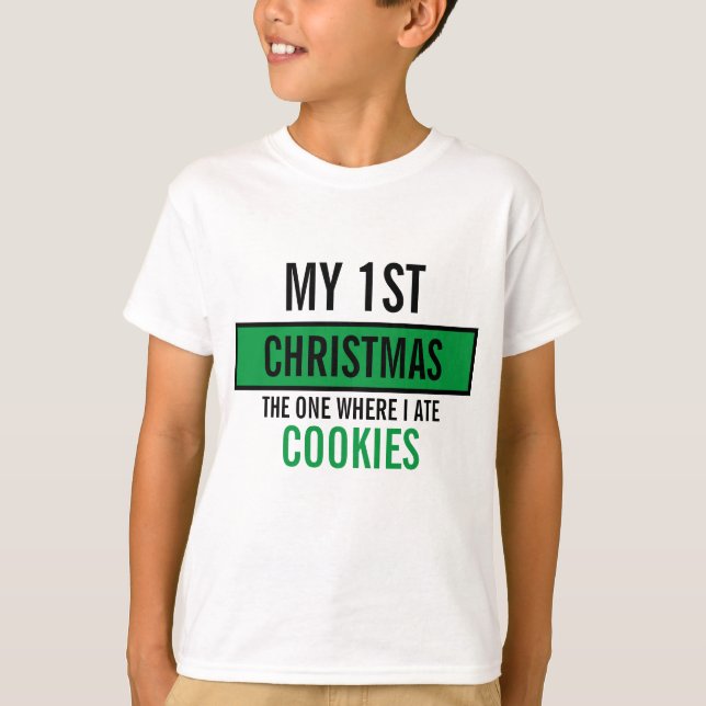 Custom  Christmas funny food template T-Shirt (Front)