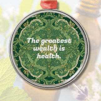 Custom Christmas Gifts for Massage Therapists Metal Tree Decoration