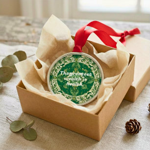 Custom Christmas Gifts for Physical Therapists Metal Tree Decoration