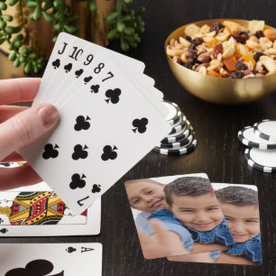 Custom Christmas Gifts   Personalised Photo Playing Cards