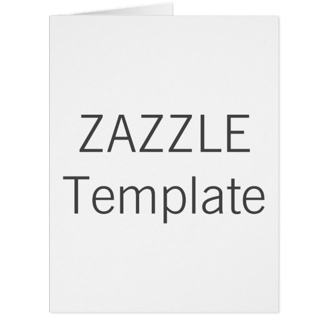 Custom Christmas Greeting Card 8.5 x 11" BIG LARGE (Front)