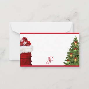 Custom Christmas Handwritten Monogram Template
