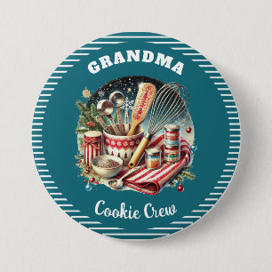 Custom Christmas Holiday Baking 7.5 Cm Round Badge