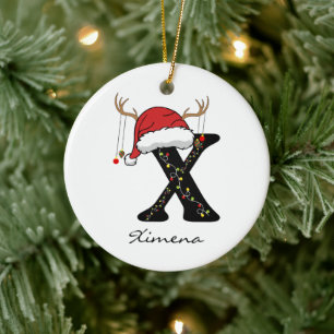 Custom Christmas Holiday Ornament for Mum & Dad