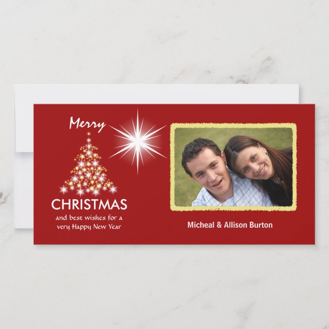Custom Christmas Holiday Photo Cards (Front)