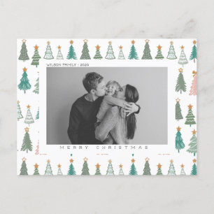 Custom Christmas & Holiday Postcard with photo