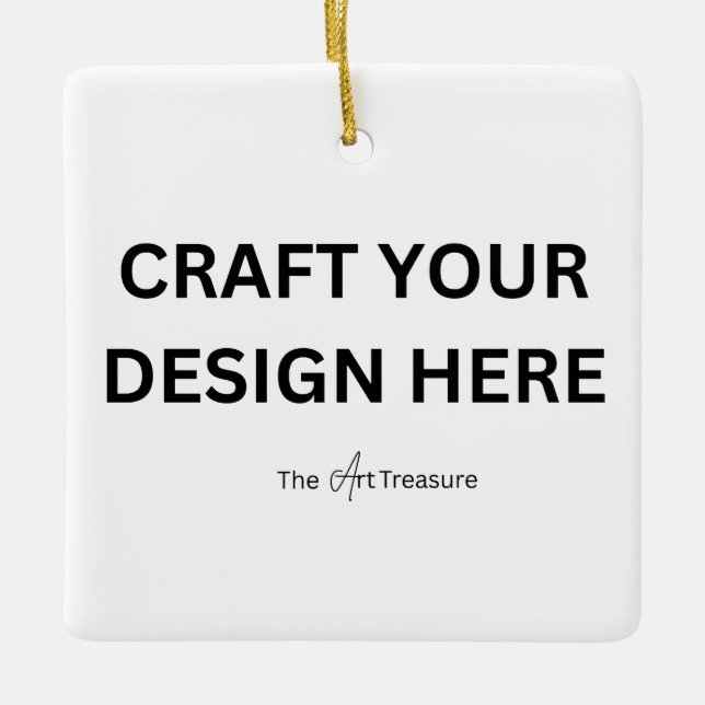 Custom Christmas Ornament - Upload your Photo (Front)