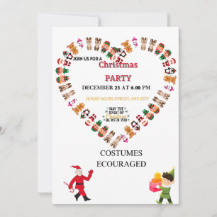 Custom Christmas Party Invitation – Festive Holida