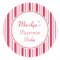 Custom Christmas Peppermint Gift Tag Stickers