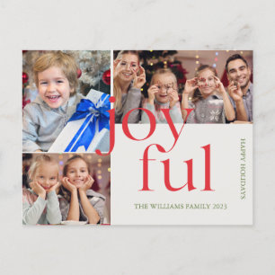 Custom Christmas Photo Card Xmas Holiday Postcard