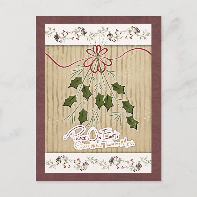 Custom Christmas Postcard (Front)