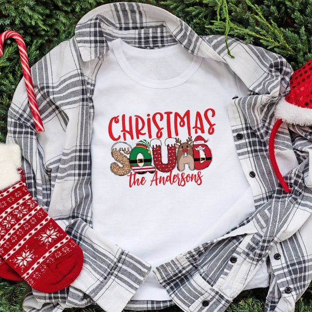 Custom Christmas Squad Family Christmas Shirts (Creator Uploaded)