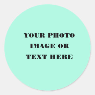 Custom Christmas Stickers - Round Holiday