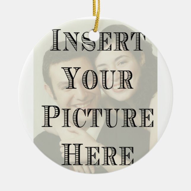 Custom Christmas Tree Ornament (Front)