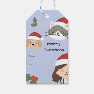 Custom Christmas Vet Friends Gift Tags